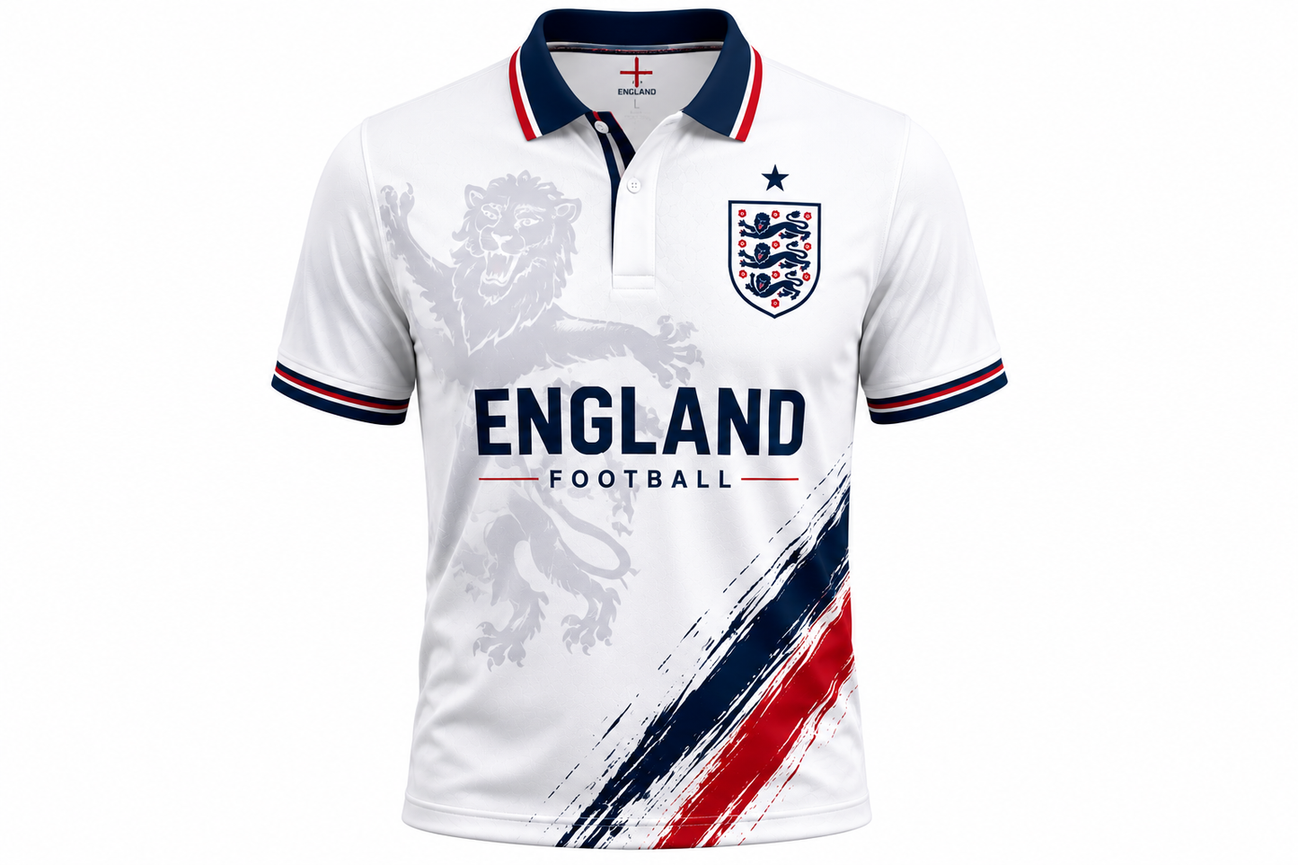 England Football Pride Polo Tee – White