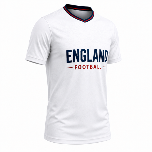 England Classic White Football Jersey